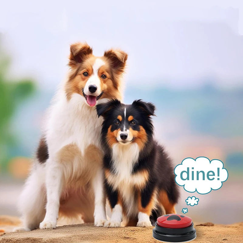 Pet Communication Button. Dog Sound Box. Training Talking Toys. Long Lasting Battery Life. Recording Speaker. Squeeze Give Voice