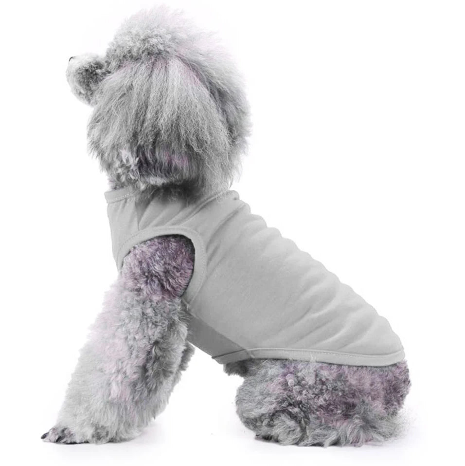 Dog Shirt Clothes, Spring Summer T Shirt Apparel Soft Blank Shirts/Clothes For Extra Small, Medium, Large, Extra Large Size Dogs