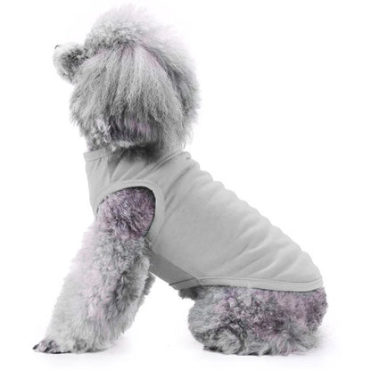 Dog Shirt Clothes, Spring Summer T Shirt Apparel Soft Blank Shirts/Clothes For Extra Small, Medium, Large, Extra Large Size Dogs
