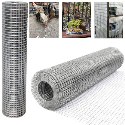 DayPlus Welded Wire Mesh 915mm X 15m/30m Hot-dipped Galvanized Fencing Anti-rust Chicken Coop Wire Fence for Garden Plant & Pet