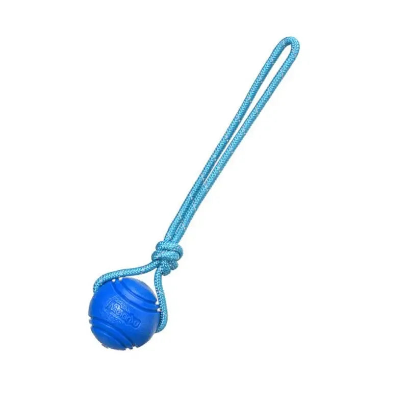 Dog Training Ball on Rope. Cotton Rope Ball. Nontoxic, Durable Interactive Dog Toy for Big/ Small Dogs. Catching/Throwing /Tugging