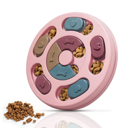 Dog Treat Puzzle Toy. Food Dispenser, IQ Training, Mental Enrichment, Slow Feeder. Interactive Pet Game for Small/ Medium/ Large Dogs