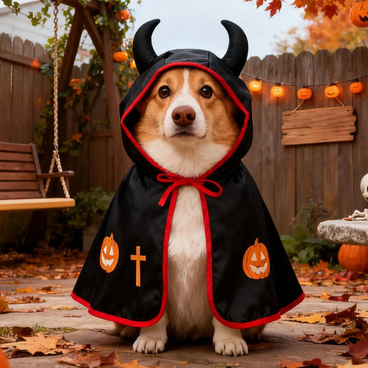 Halloween Cat/Dog Costumes. Funny Puppy Cloak. Dog/Cat Costumes For Halloween Party. Puppy Photo Props. Large Breed Photo Props