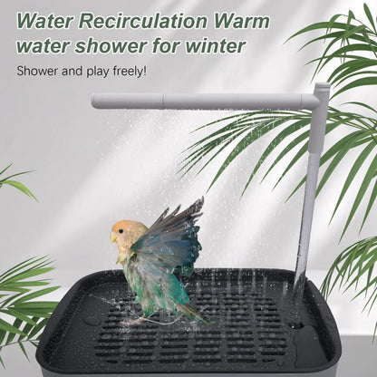 Automatic Pet Birds/ Parrots Bath. Circulating Water Bathtub. USB Electric Parakeet Bathtub/ Shower Fountain