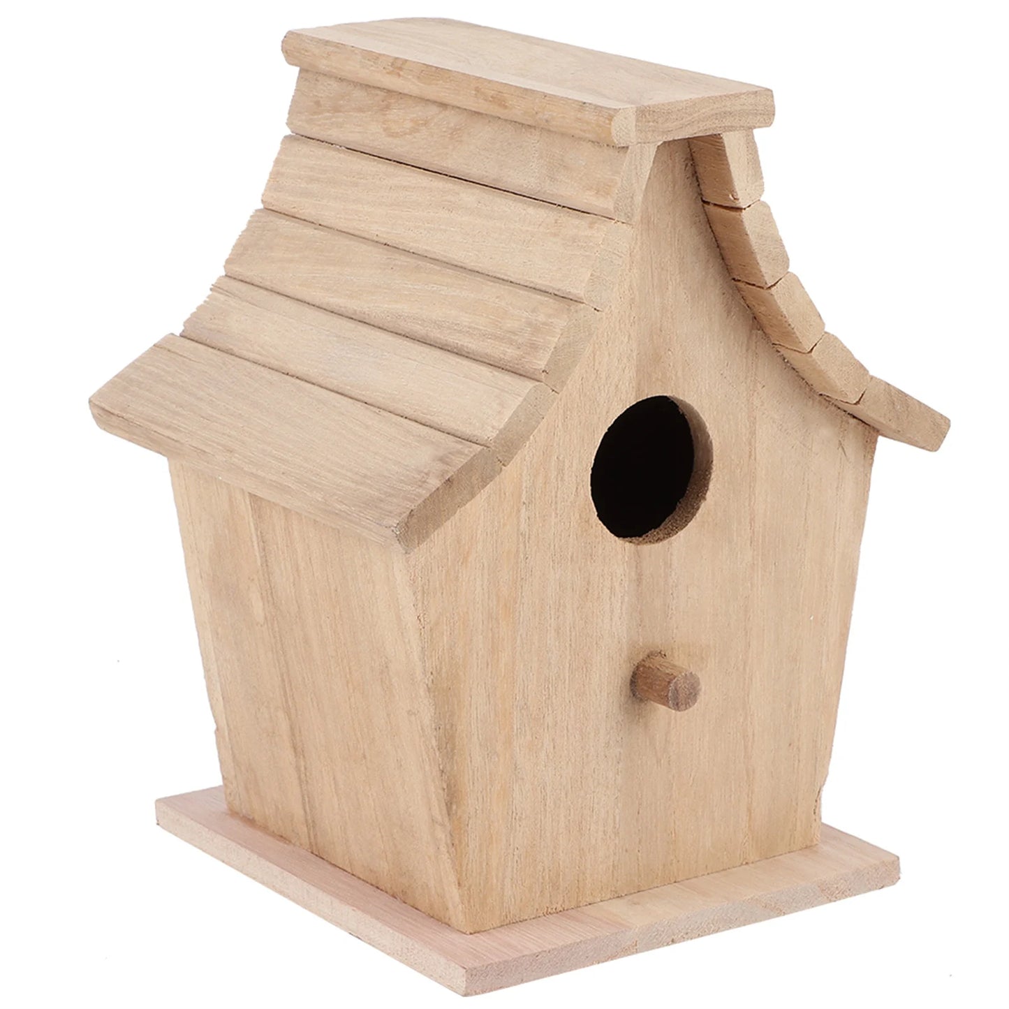 Bird Breeding Box. Wood Bird House Breeding Box Hanging. Bird House for Parrots, Budgerigar, Small Birds.
