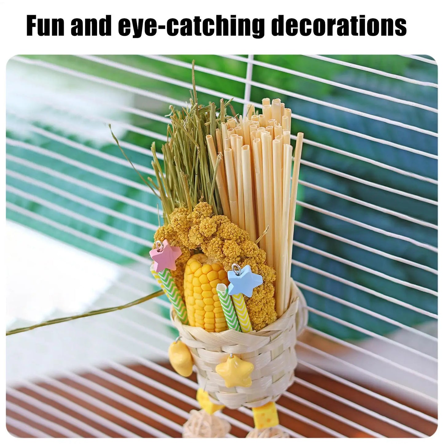 Bird Foraging Toys. Shredding Parrot Chew Toys for Birds. Toys for Small/Medium Birds
