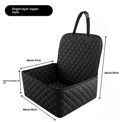 Car Seat Pet Cover for Dogs/Cats. Waterproof, Nonslip Mat. Heavy Duty Protector for Outdoor Travel