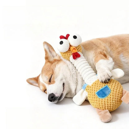 Pet Toys Large, Medium and Small Dogs. Bone Simulation, Biting Sound. Molar Cleaning, Cotton Rope, Stuffy Plush Toy.