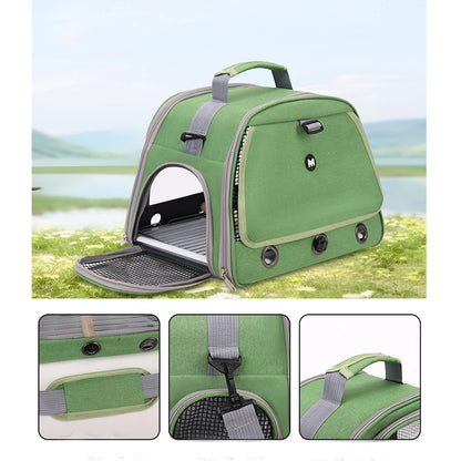 Pet Bird Carrier Bag. Outdoor, Portable, One Shoulder, Breathable Birdcage. Perch Platform, Parrot Cage Bird Supplies For Parakeet