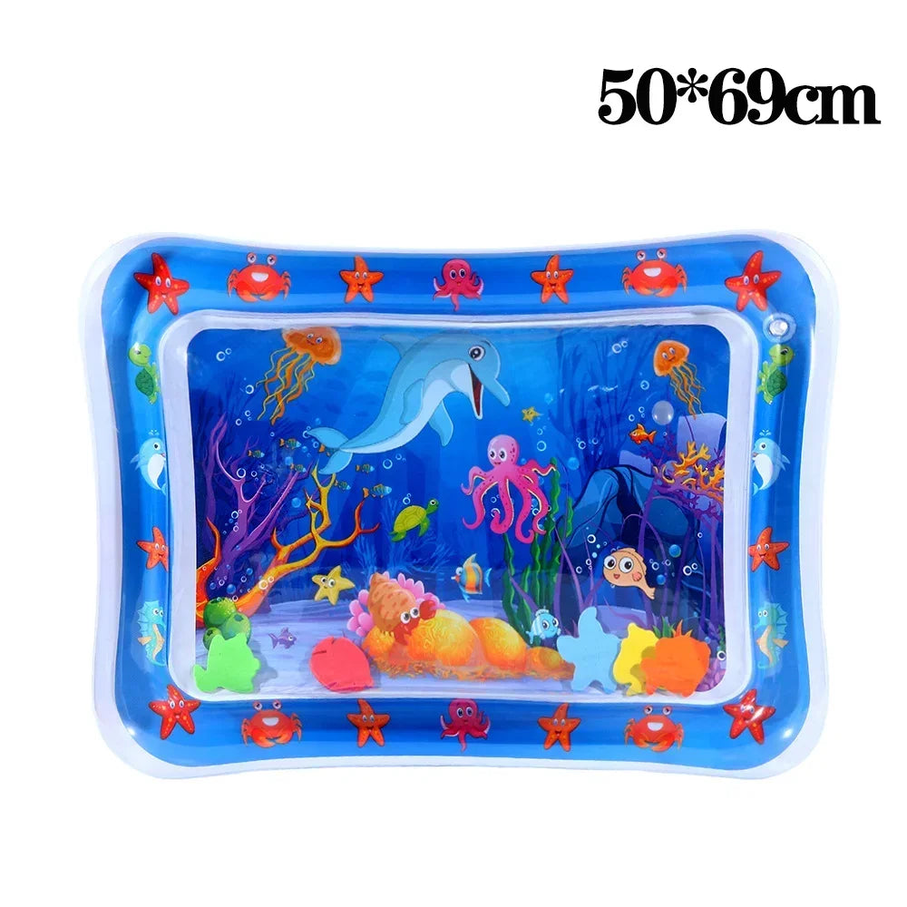 Pet Water Sensory Play Mat for Cats and Dogs. Thickened Cooling Pad. Interactive, Self Play Toy for Pets Indoor Activity