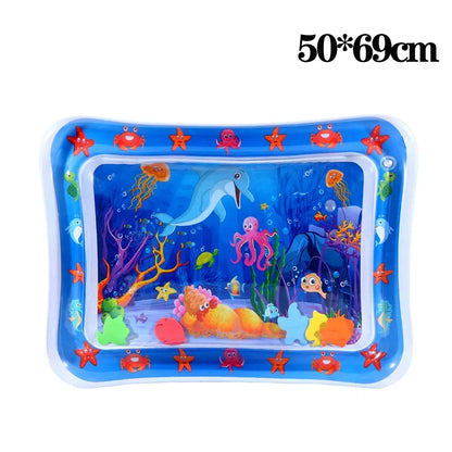 Pet Water Sensory Play Mat for Cats and Dogs. Thickened Cooling Pad. Interactive, Self Play Toy for Pets Indoor Activity