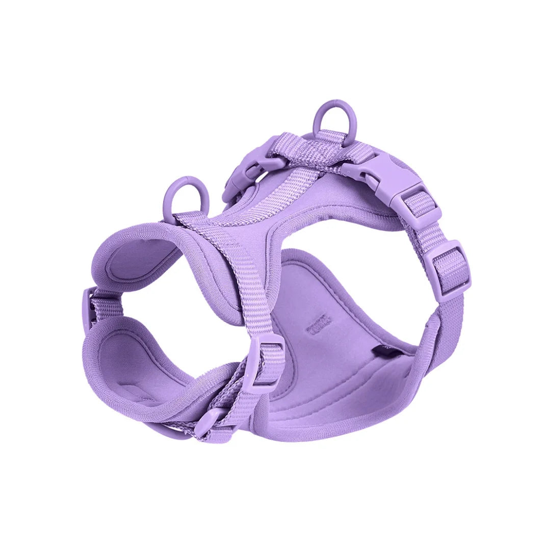 VC four-piece dog chest and back strap set. Bite-proof & waterproof. Large and small dogs.