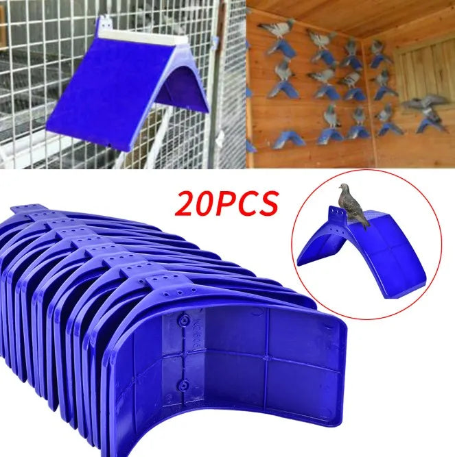 20 Pieces V Pigeon Bird Roost. Racing Pigeon Stand, Rest Stand. Pigeon Perches, Dove Rest Stand