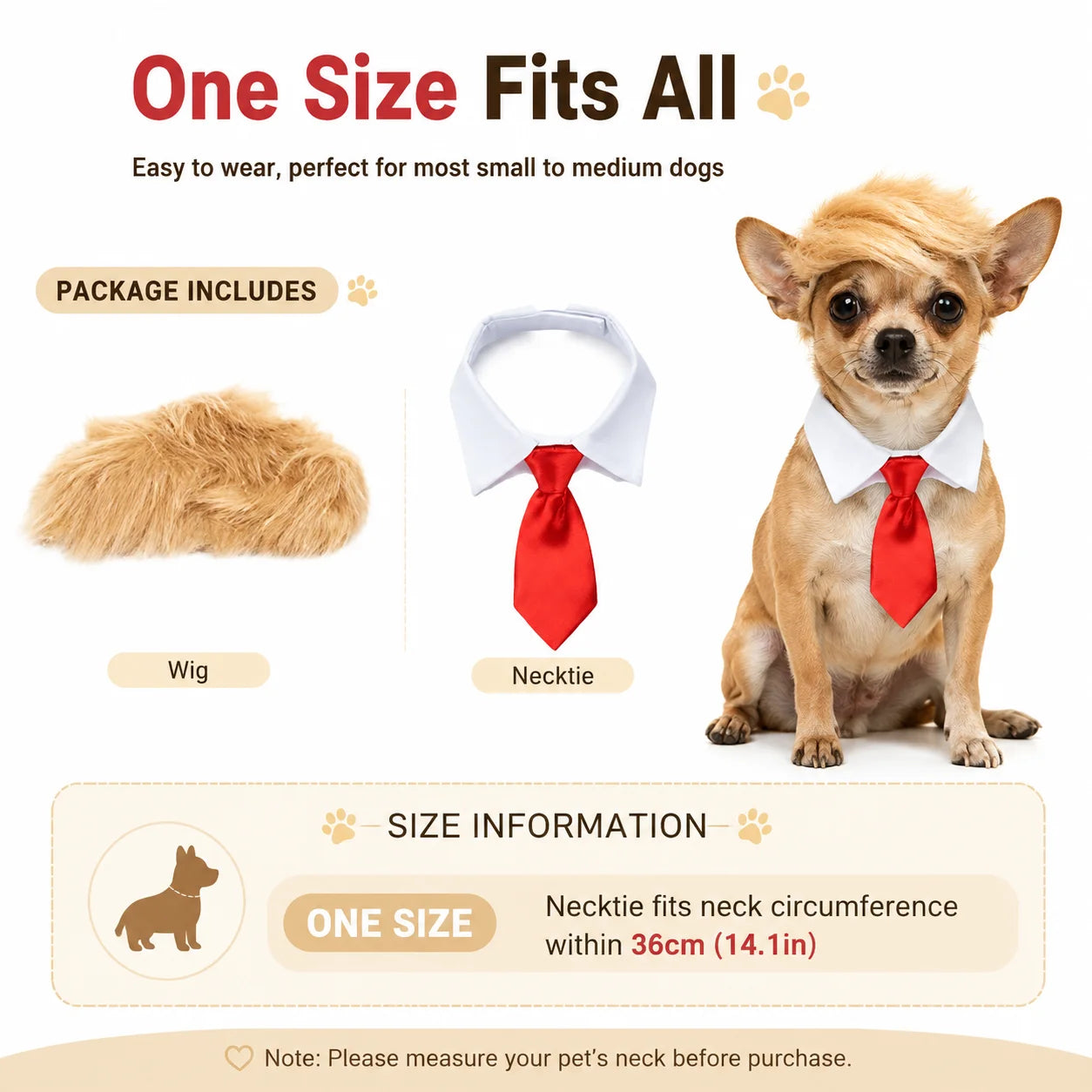 A must for Trump Supporters. Pet dog costume.