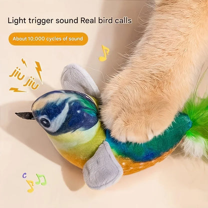Bird Cat Toys. Indoor, Interactive Cat Toy for Cats. Chasing, Teasing, Sounding Toy. Catnip Cat Teaser Toy.  Wall Hanging