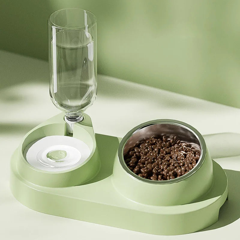 Pet Bowls. Automatic Water Dispenser Feeder. Cat/Dog Food/Water Bowl. Non-Slip Pet Feeding.