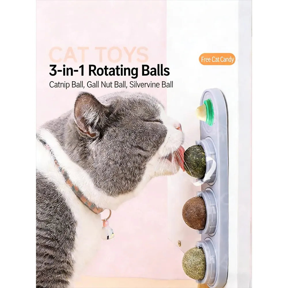 Multifunctional Cat Sugar Lickable Treats & Interactive Cat Toy | Stress Relief Pet Supplies with Assorted Flavors