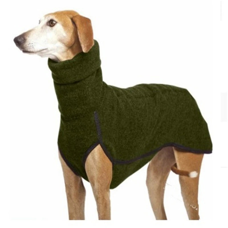 Jumper Sweater. Medium/ Big Dog. Great Dane, Greyhound, Pitbull Clothing. Dog Winter Coat. High Collar Jacket