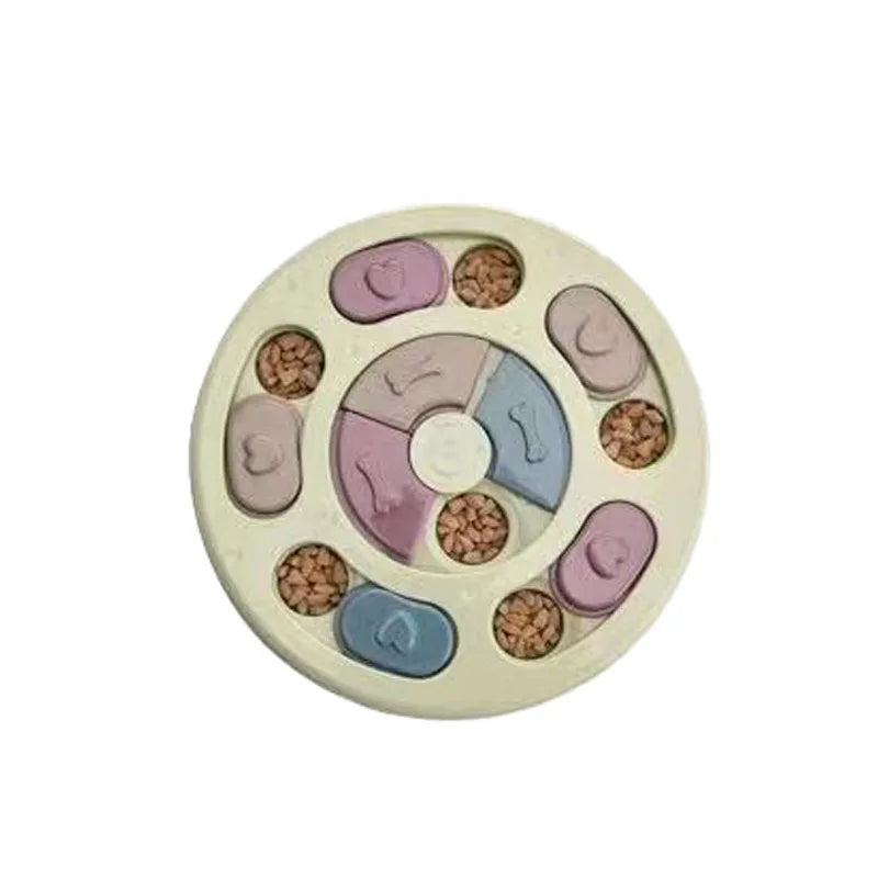 Dog Treat Puzzle Toy. Food Dispenser, IQ Training, Mental Enrichment, Slow Feeder. Interactive Pet Game for Small/ Medium/ Large Dogs