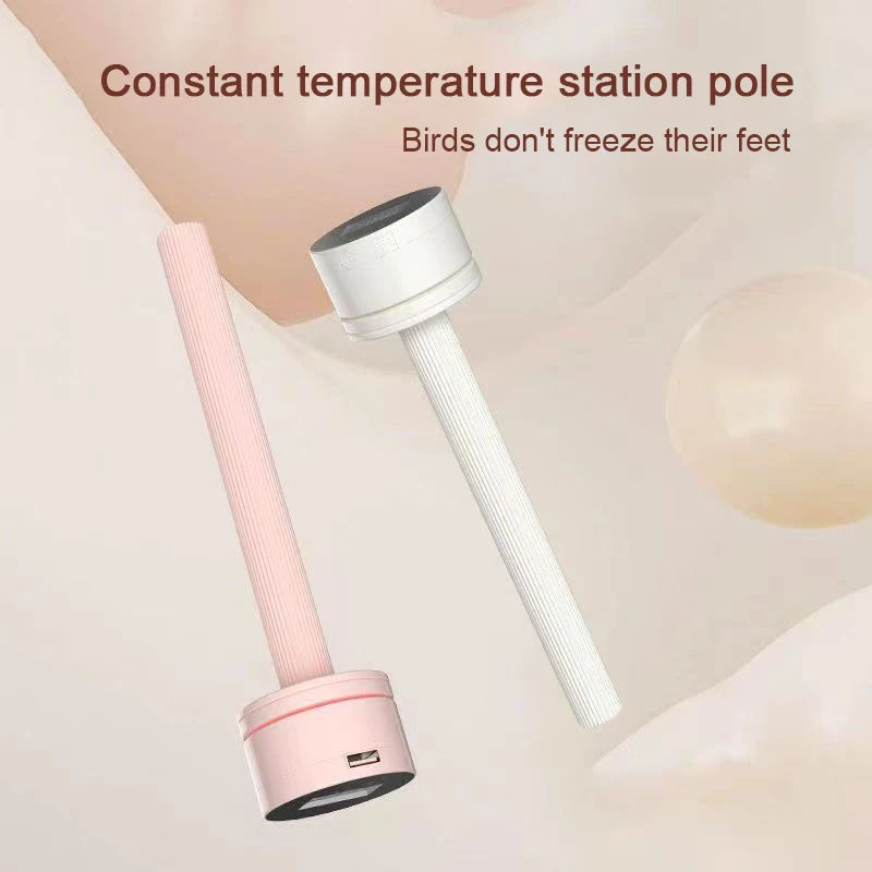 Parrot & Pet bird Warming stick. Bird cage accessories. Automatic thermostat