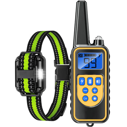 Electric Pet Dog Training Collar. Shock Training Collar. Electronic, Remote Control, Waterproof, Rechargeable