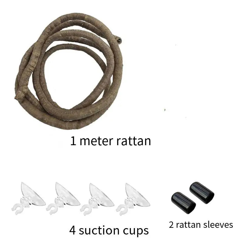 Artificial Reptile Vines. Flexible Fake Hanging Plants for Lizard, Chameleon, Gecko & Snake Climbing Terrarium Decor Habitat