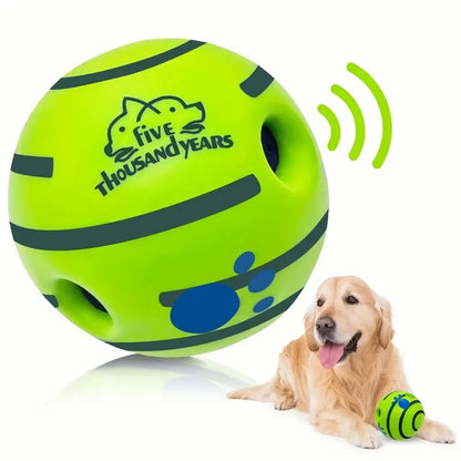 Funny Interactive Giggle Ball - Balls for Dog IQ Training, Pet Interactive Toy, Stimulating Play, Mental Stimulation, and Exercise