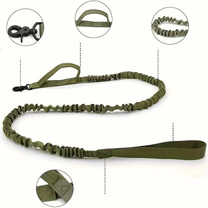 Pet Traction Rope. Tactical Dog Leash. Outdoor Training. Large Dogs, Retractable