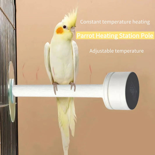 Parrot & Pet bird Warming stick. Bird cage accessories. Automatic thermostat