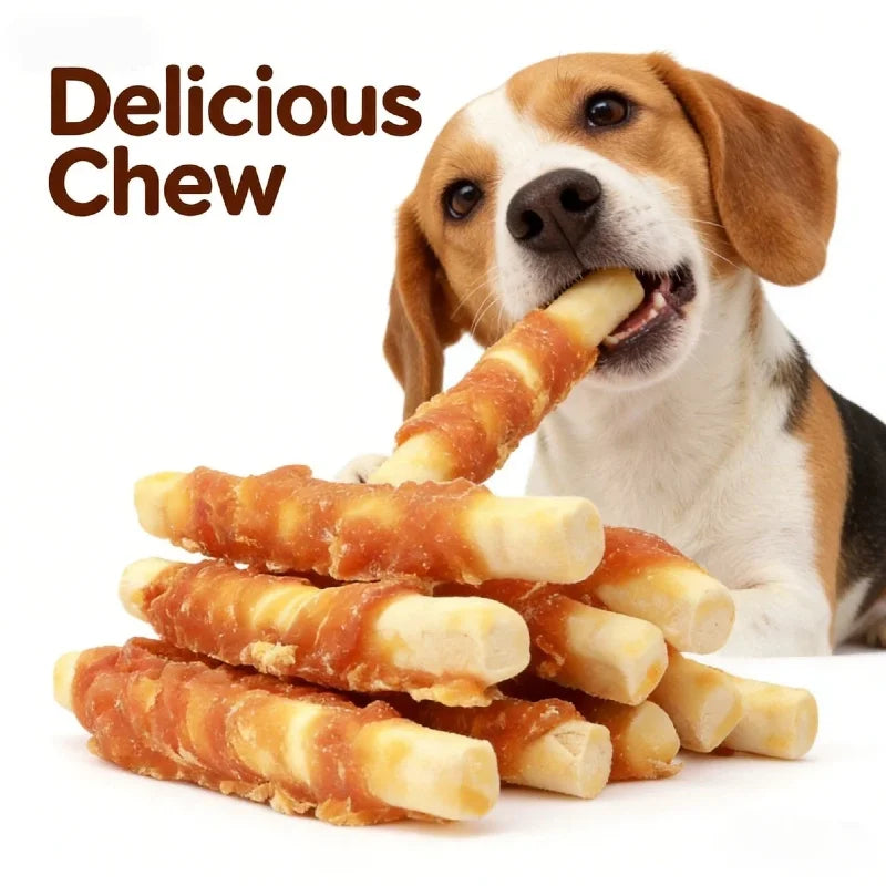 220g Chicken Flavored Milk Dog Treats. Rich in Flavor. Supports Dental Health Dog Biscuits