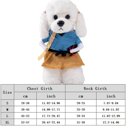 Funny Halloween Pet Costume for Small/Medium Dogs & Cats - Adjustable Puppy Cosplay for French Bulldogs, Chihuahuas & More