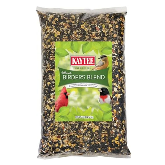 【Spot goods】Ultimate Birder's Blend Food. Wild Bird Seed For Grosbeaks, Cardinals, Nuthatches, Woodpeckers and More Outside Feeders