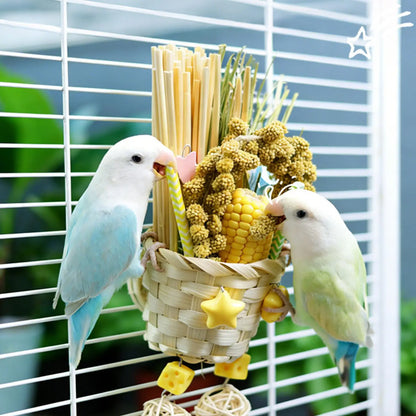 Bird Foraging Toys. Shredding Parrot Chew Toys for Birds. Toys for Small/Medium Birds