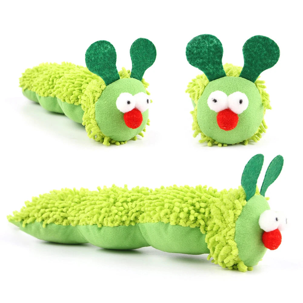 Cat Chew Toys. Caterpillar Catnip Molar Toy. Silvervine Cat Teaser. Interaction Toy. Clean Mouth Kitten Toy.