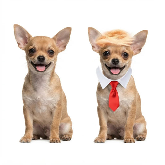 A must for Trump Supporters. Pet dog costume.