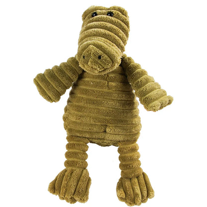Pet Dog Molar Toy Vent. Training. Corduroy Monkey, Pig, Voice Plush Toy, Dog Tooth Cleaning. Toys for Large Dogs