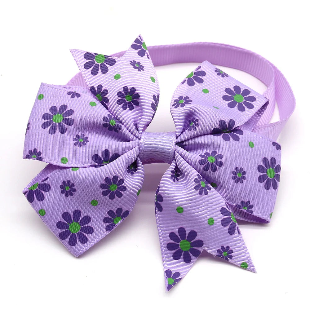 50/100pcs Spring. Cat Bow Tie Small Dog Bowties. Dog Grooming.
