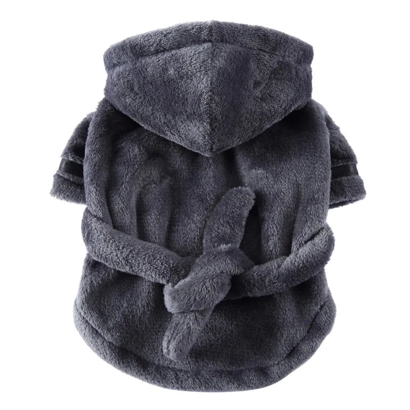 Pet Dog Bathrobe Dog Pajamas. Sleeping Clothes. Soft Pet Bath Drying Towel. Clothes for for Puppy/Dogs/Cats