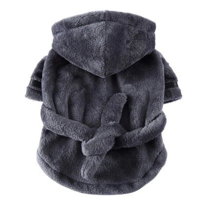 Pet Dog Bathrobe Dog Pajamas. Sleeping Clothes. Soft Pet Bath Drying Towel. Clothes for for Puppy/Dogs/Cats