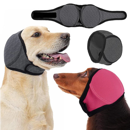 2026 New Dog Ear Muffs (Thickened) For Noise LIke Fireworks, Thunder and Vacuum.  Bath and Swimming - Waterproof Protection With Elastic Calming Hoodie, Grooming