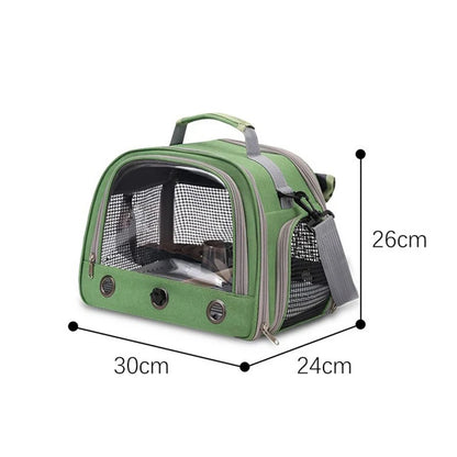 Pet Bird Carrier Bag. Outdoor, Portable, One Shoulder, Breathable Birdcage. Perch Platform, Parrot Cage Bird Supplies For Parakeet