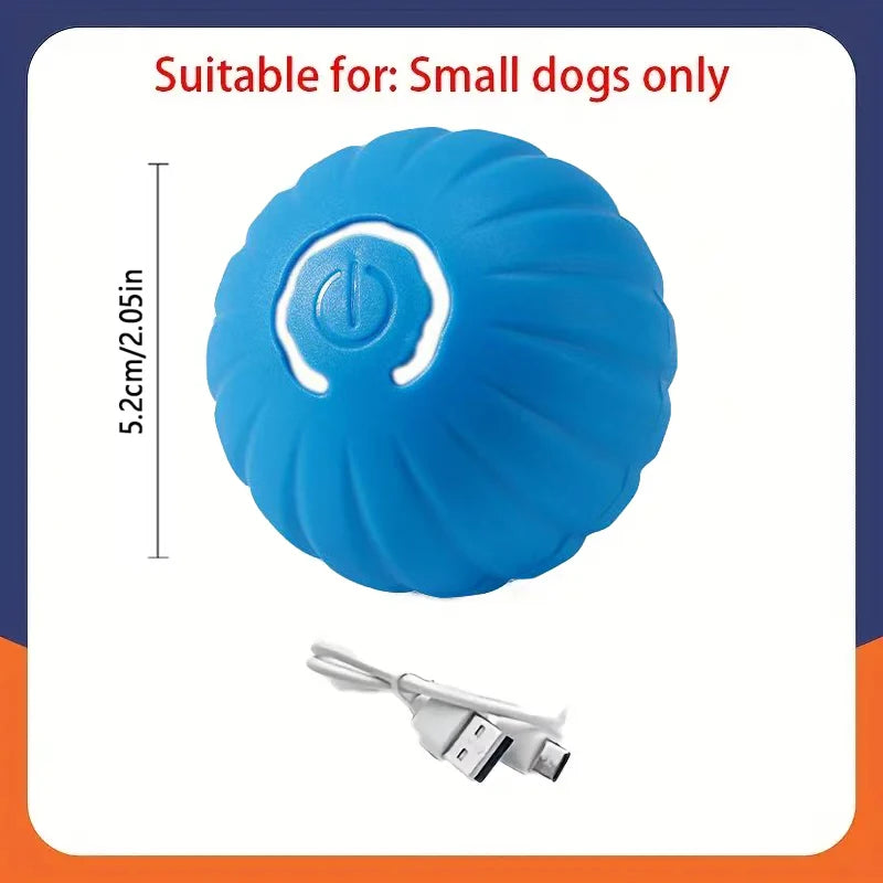 Smart Dog Toys. Electronic Ball, Interactive Pet Toy, Moving Ball. USB Automatic Moving Bouncing for Dogs and Cats