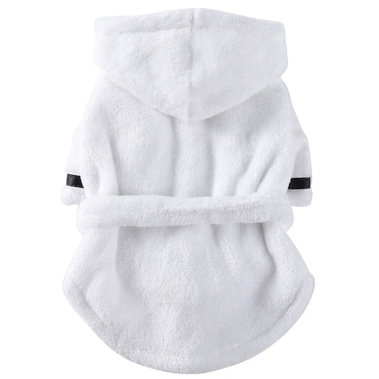 Pet Dog Bathrobe Dog Pajamas. Sleeping Clothes. Soft Pet Bath Drying Towel. Clothes for for Puppy/Dogs/Cats