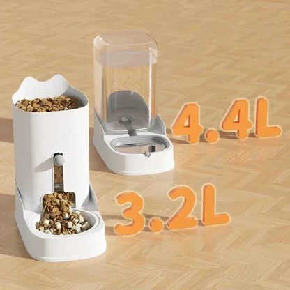 Dog/Cat Water Fountain. Large Capacity Pet Feeder. Gravity Food Feeder Gravity Water Fountain for Cats