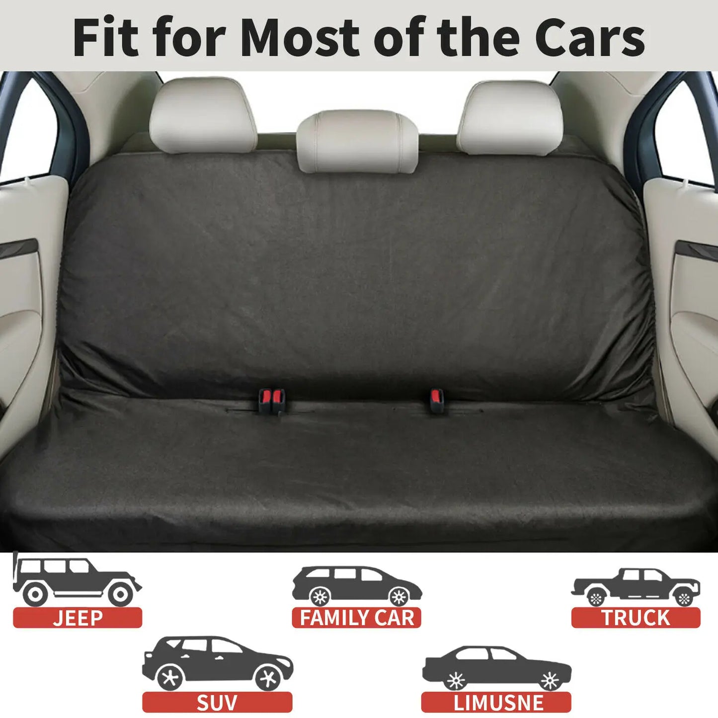 Dog Car Seat Cover For Back Seat. Waterproof Car Seat Covers. Breathable Cushion Protector