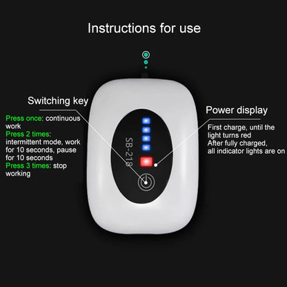 SOBO Aquarium  Oxygen Air Pump Compressor, Charging Silent USB with Battery Portable Fishing Oxygenator 6000mA