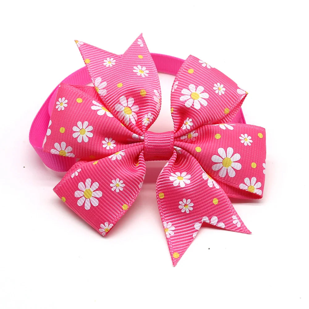 50/100pcs Spring. Cat Bow Tie Small Dog Bowties. Dog Grooming.