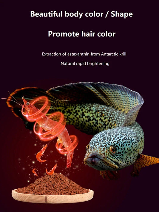 Snakehead Fish Food. Special Feed For Brontosaurus, Thunderfish, Channidae Food. Promote The Growth Of Brightening 120g