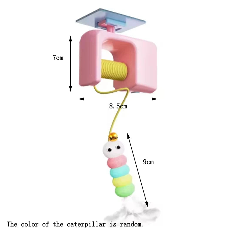 Popular new interactive electric cat toys for hanging inside doors. Automatic cat ball toys for self play.