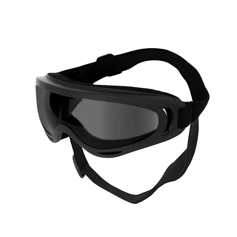 Pet Goggles, Adjustable, Anti UV Glare, Windproof Sunglasses for Dogs. Outdoor Hiking, Running, Beach. All Breeds Eye Protection, Black